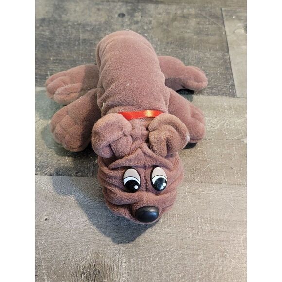 Tonka Pound Puppy Rumple skin brown dog plush toy figure - Picture 1 of 4